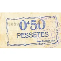 0.50 Pesetas Les Bordes