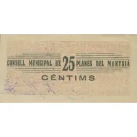 25 Céntimos Planes del Montsià