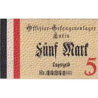 5 Mark Offizier-Gefangenenlager