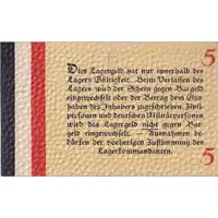 5 Mark Offizier-Gefangenenlager