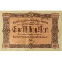 1 000 000 Mark Bayerische Braunkohlen-Industrie