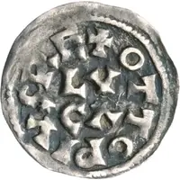 Denier - Otto II as king and emperor, Lucca mint