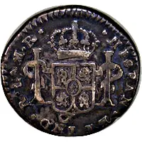 1/2 Real - Fernando VII Royalist Coinage