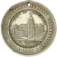 Medalet - Victoria Diamond Jubilee, Melbourne