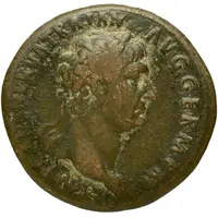 Sestertius - Trajan S P Q R OB CIV SER