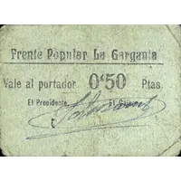 0.50 Pesetas La Garganta