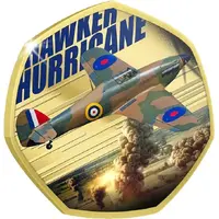 50 Cents - Charles III Hawker Hurricane