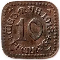 10 Pfennig - Weimar