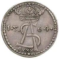 Półkopek litewski - Sigismund II Augustus Wilno or Tykocin mint