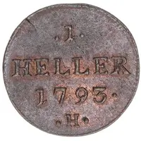 1 Heller - Franz II