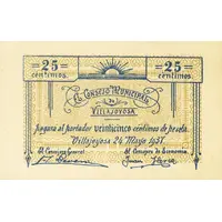 25 Céntimos Villajoyosa