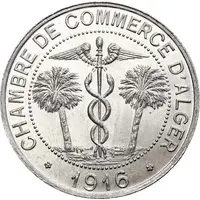 10 Centimes Alger Chamber of Commerce