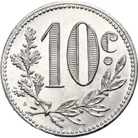 10 Centimes Alger Chamber of Commerce