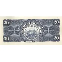 20 Dollars Silver Certificate of Deposit