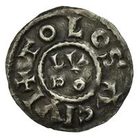 Denier - Louis II Toulouse mint