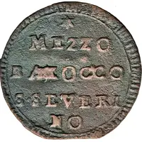 1/2 Baiocco - Pius VI