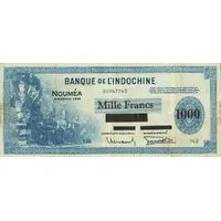 1000 Francs with date