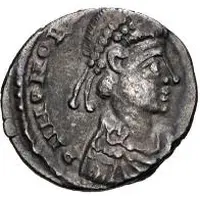 Siliqua in the name of Honorius,Narbonne