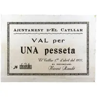 1 Peseta El Catllar