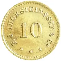 10 Aurar P. J. Thorsteinsson and Co.