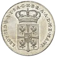 1 Lira - Leopold II