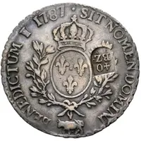 40 Batzens counterstamped French écu of Louis XVI