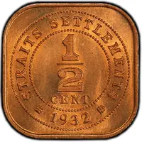 1/2 Cent - George V