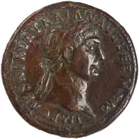 Sestertius - Trajan TR POT COS III P P S C, Concordia
