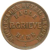 1 Penny - R. Grieve Eaglehawk, Victoria