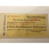 200 000 000 Mark Allgemeine Deutsche Credit-Anstalt
