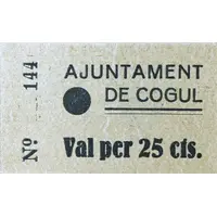 25 Céntimos Cogul