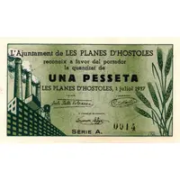 1 Peseta Les Planes d'Hostoles