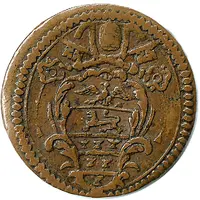 1 Quattrino - Innocent XI Inscription