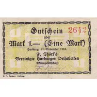 1 Mark F. Thörl's Vereinigte Harburger Oelfabriken