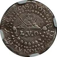1/2 Real - Fernando VII Royalist Coinage