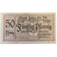 50 Pfennig Zella Sankt Blasii