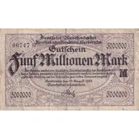 5 000 000 Mark Reichsbahndirektion
