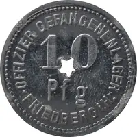 10 Pfennig - Friedberg Offizier Gefangenenlager