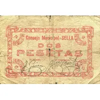 2 Pesetas Sella