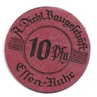 10 Pfennig A. Diehl Baugeschäft