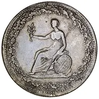 1/2 Penny Field Marshal Wellington - oak wreath reverse