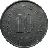10 Pfennig - Burgau