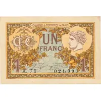 1 Franc - Chambre de Commerce de Paris