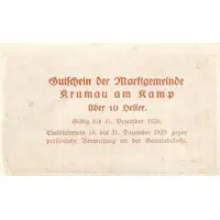 10 Heller Krumau am Kamp