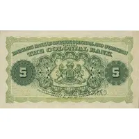 5 Dollars Barclay's Bank