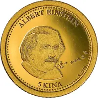 5 Kina - Elizabeth II Albert Einstein