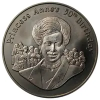 50 Pence - Elizabeth II Princess Anne