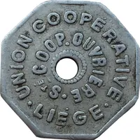 25 Centimes - Union Coopérative Liège