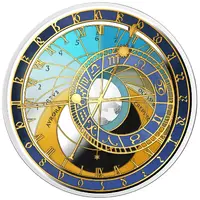 5 Euros Prague City Hall Clocks