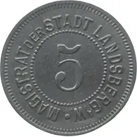 5 Pfennig - Landsberg an der Warthe